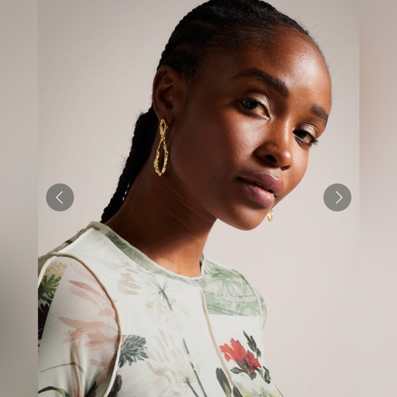 Ted Baker Multicolor Botanical Long Sleeve Top - Picture 7 of 15